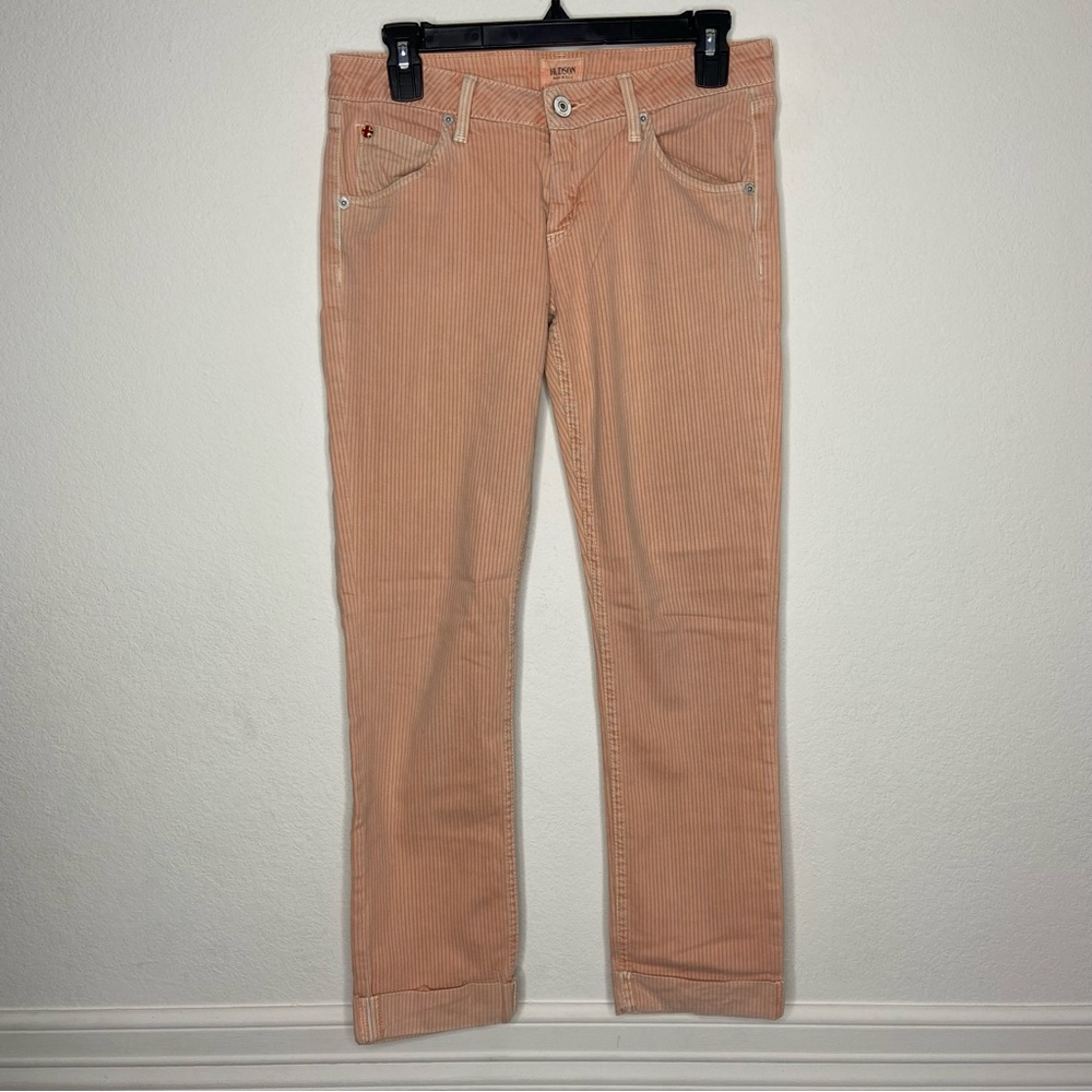 Hudson Jeans Woman’s Bacada Crop Straight Cuffed Jeans Size 27